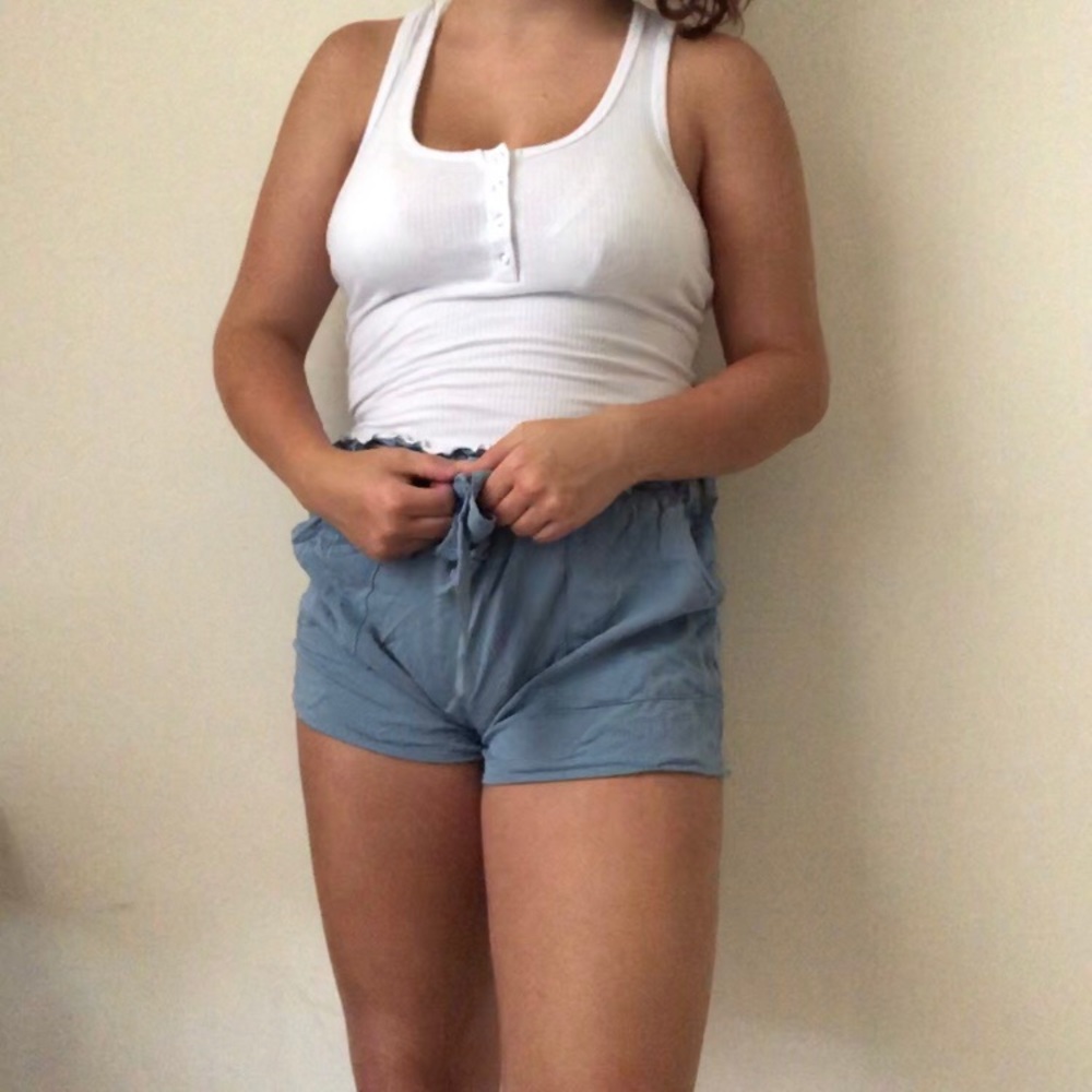 White tank top